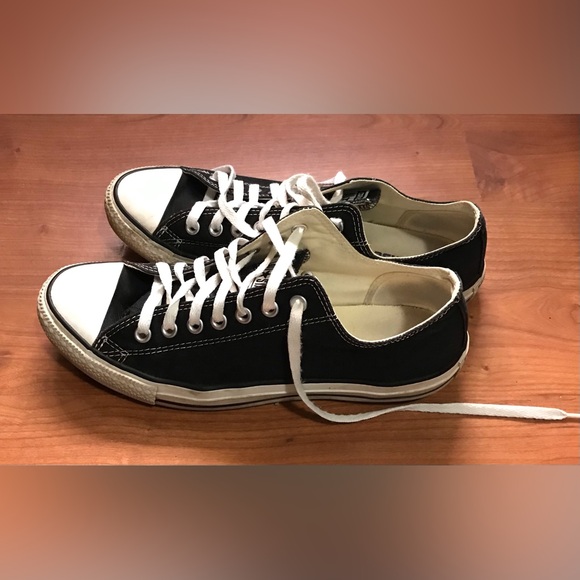 Converse Black and White Sneakers - Picture 2 of 13